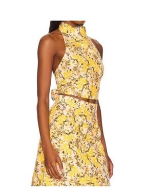 Something Navy Yellow Floral Two-Piece Set